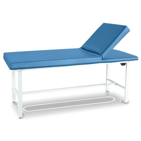 WINCO Treatment Table w/ Adjustable Backrest, Royal Blue 8570